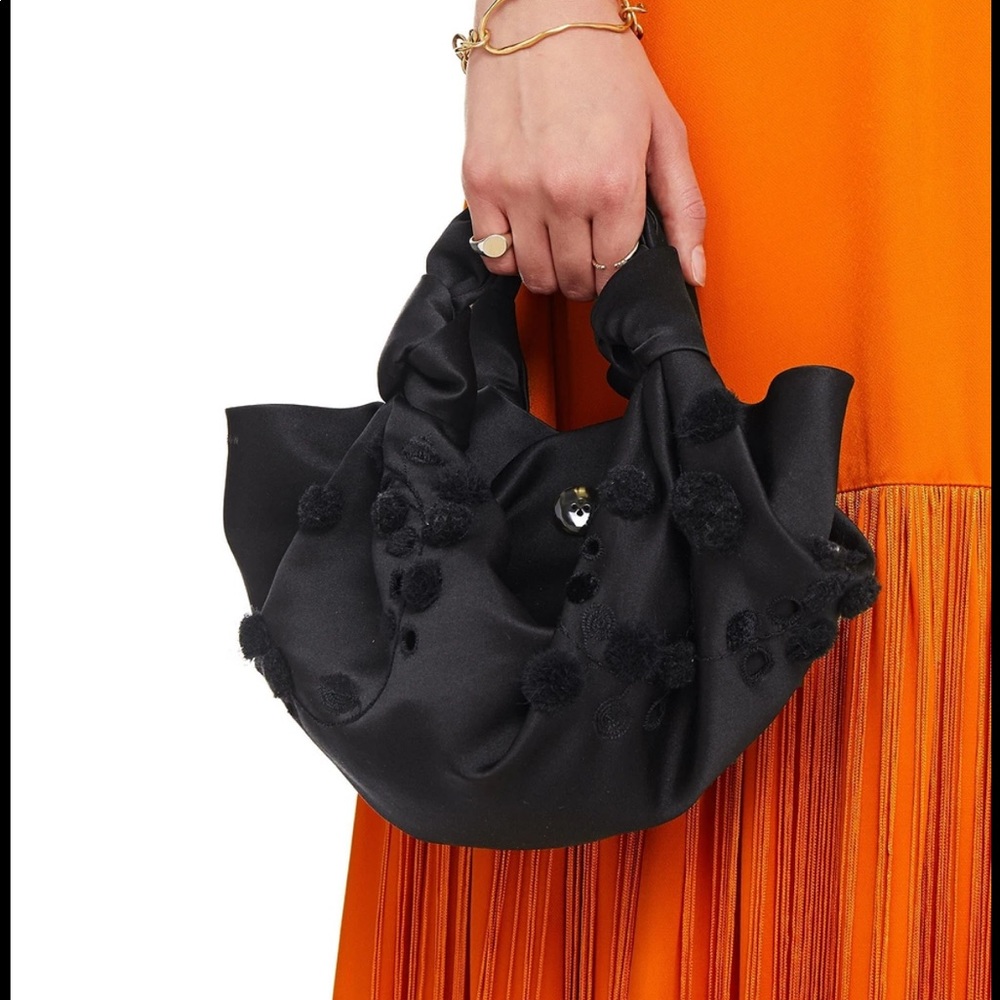 NWOT The Row small ascot satin bag